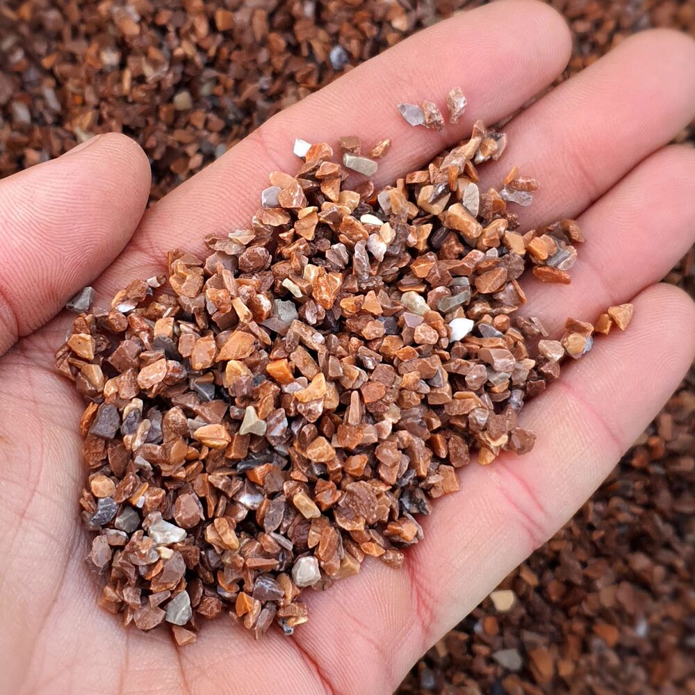 Marrone Mogano marble gravel 1L (3-5mm), image , 2 image