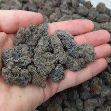 Black volcanic rock 1L (10-16mm), image , 2 image